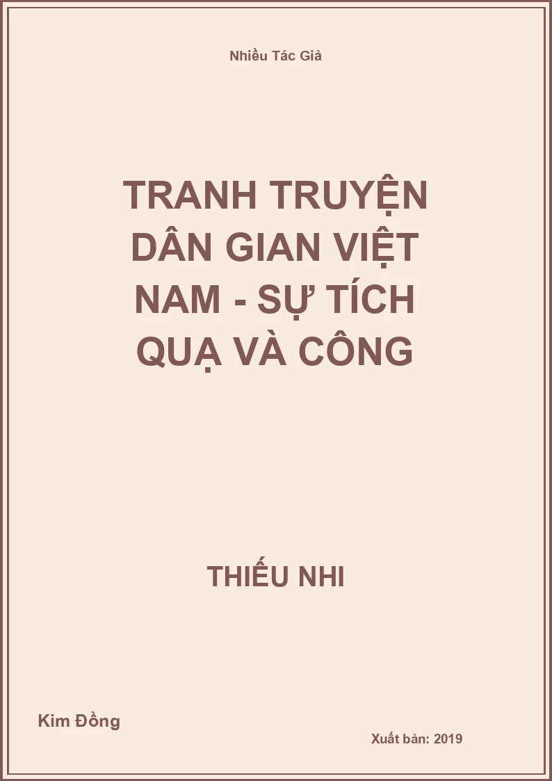 Tranh truyện dân gian Việt Nam - Sự tích quạ và công