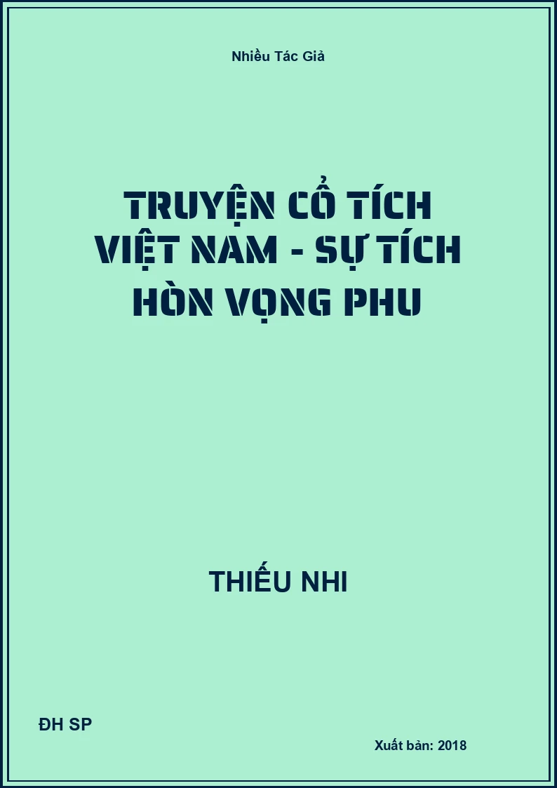 Truyện cổ tích Việt Nam - Sự tích hòn vọng phu