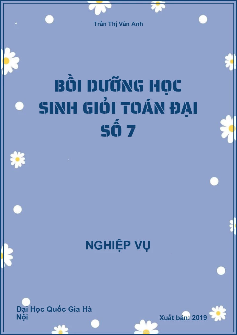 Bồi Dưỡng Học Sinh Giỏi Toán Đại Số 7