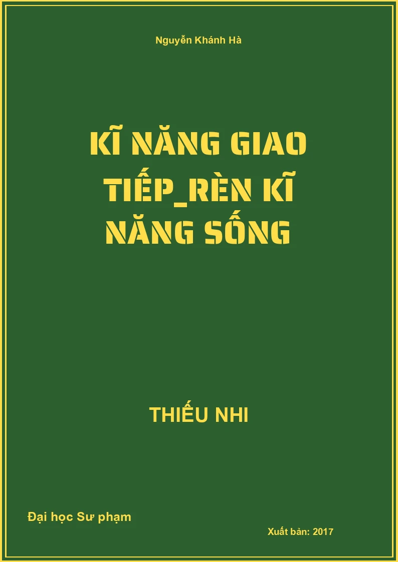 Kĩ năng giao tiếp_Rèn kĩ năng sống