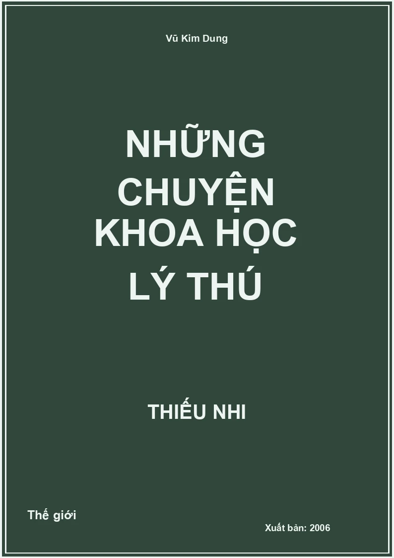 Những chuyện khoa học lý thú