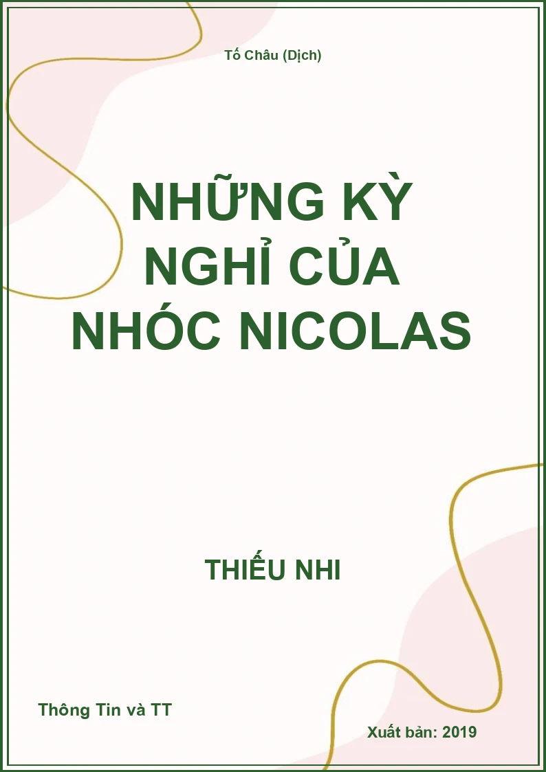 Những kỳ nghỉ của nhóc Nicolas