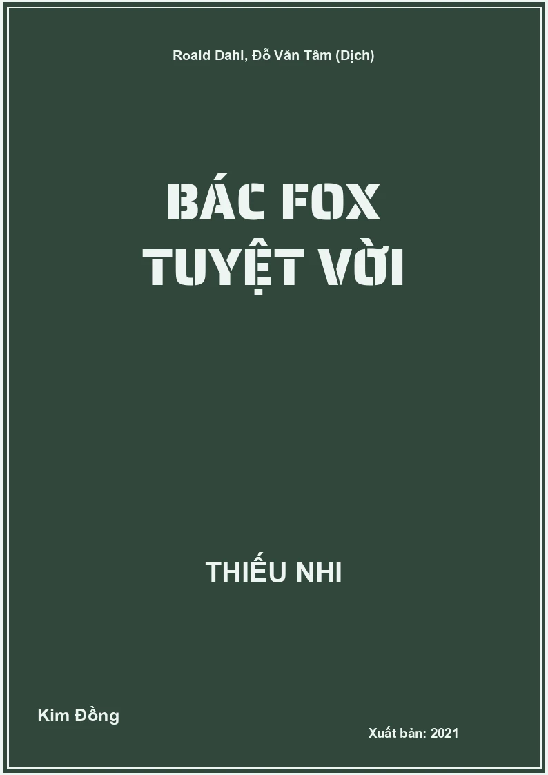 Bác Fox tuyệt vời