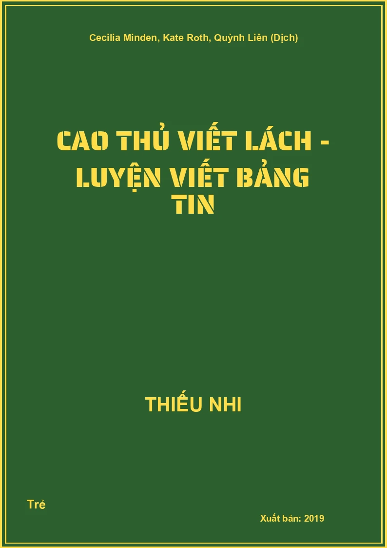 Cao thủ viết lách - luyện viết bảng tin