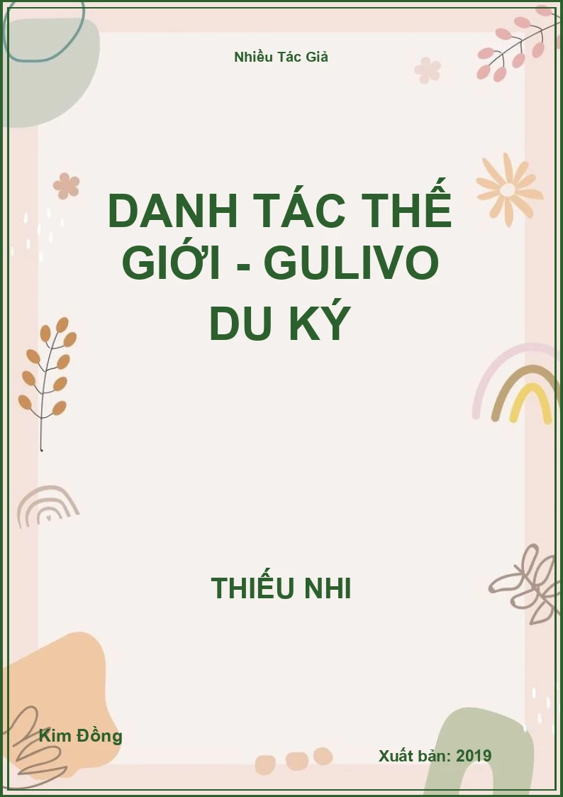 Danh tác thế giới - Gulivo du ký