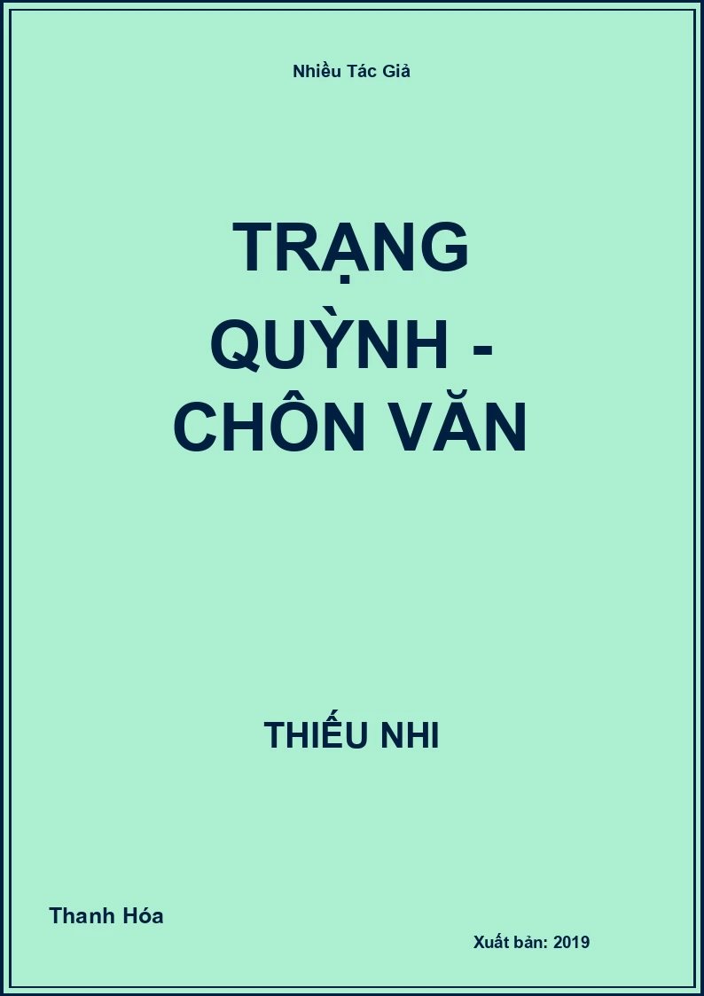 Trạng Quỳnh - Chôn văn