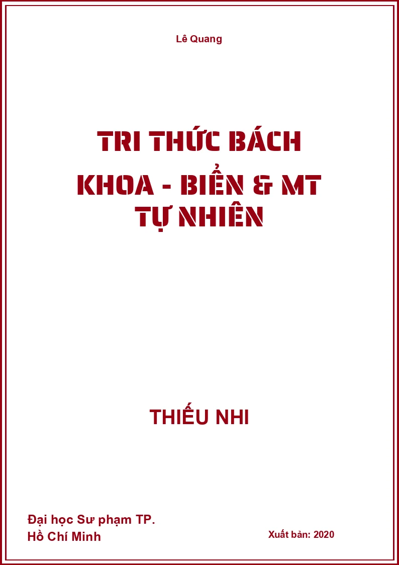 Tri Thức Bách Khoa - Biển & MT Tự Nhiên
