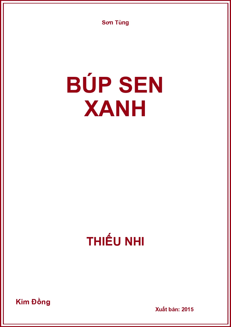 Búp sen xanh