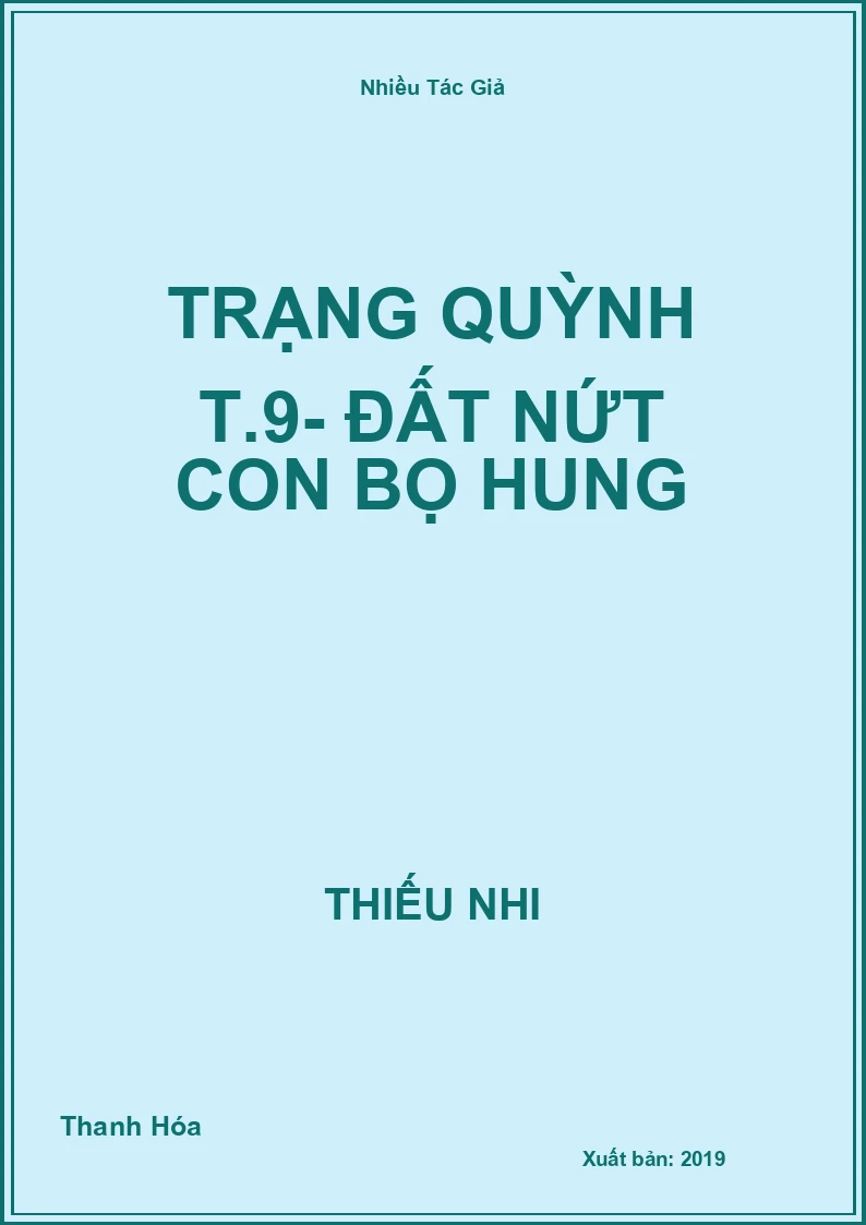 Trạng Quỳnh T.9- Đất nứt con bọ hung