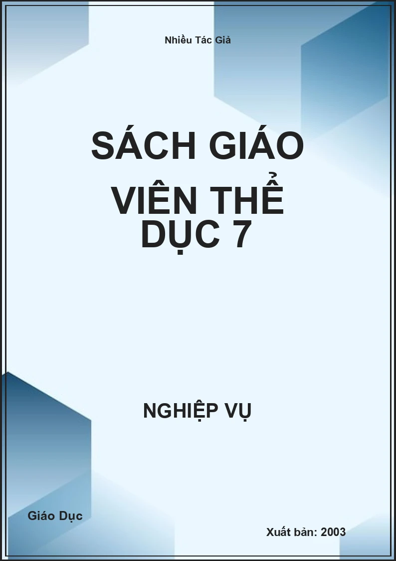 Sách Giáo Viên Thể Dục 7