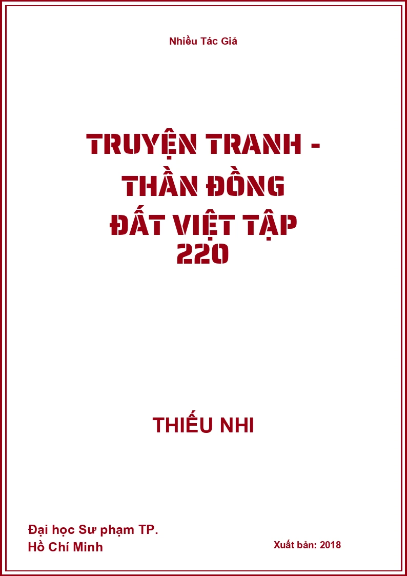 Truyện tranh - Thần đồng đất Việt Tập 220
