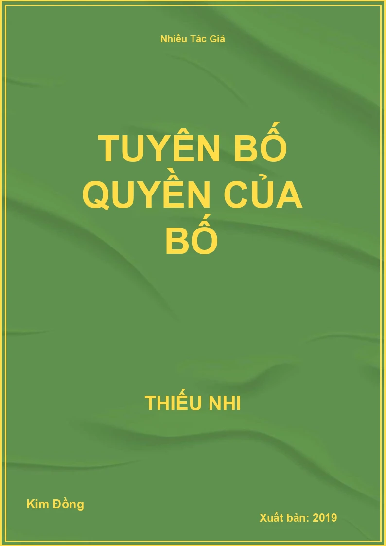 Tuyên bố quyền của bố