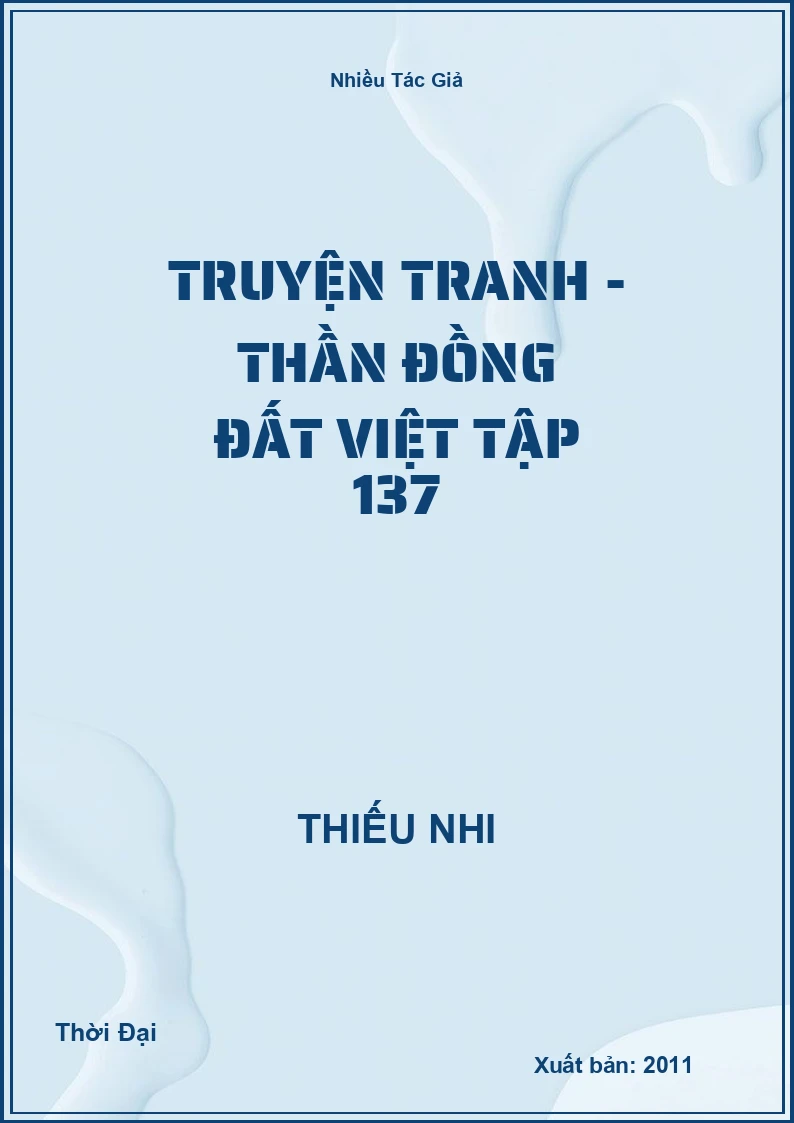 Truyện tranh - Thần đồng đất Việt tập 137
