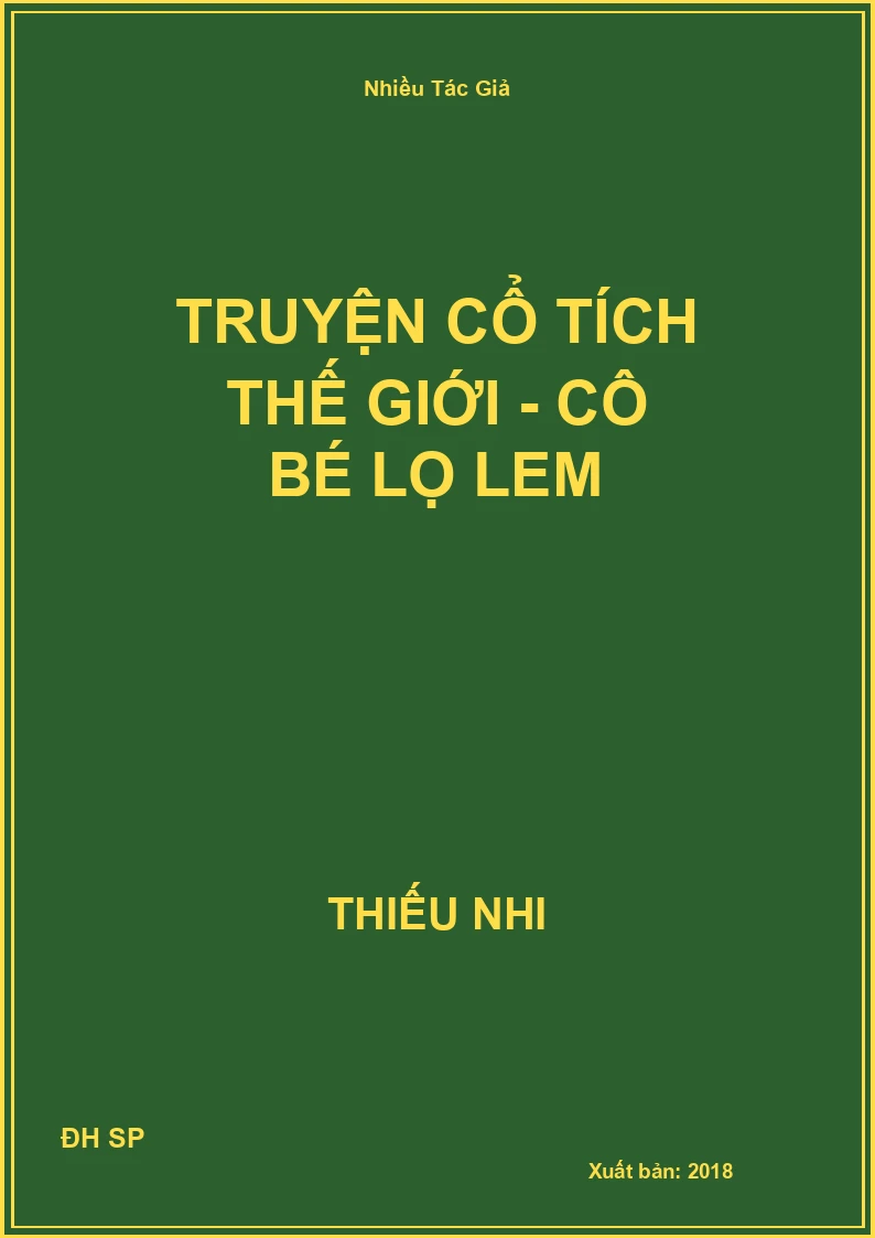 Truyện cổ tích thế giới - Cô bé lọ lem