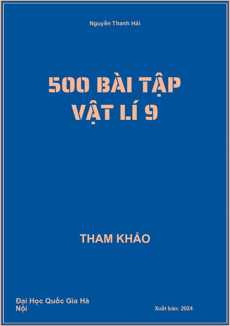 500 bài tập Vật Lí 9