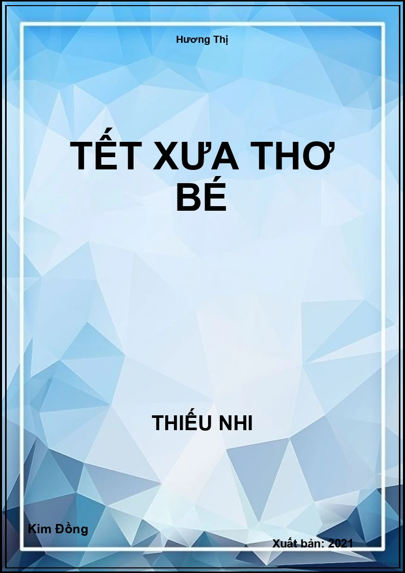 Tết xưa thơ bé