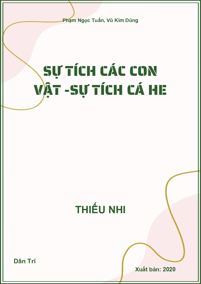 Sự Tích Các Con Vật -Sự tích cá He