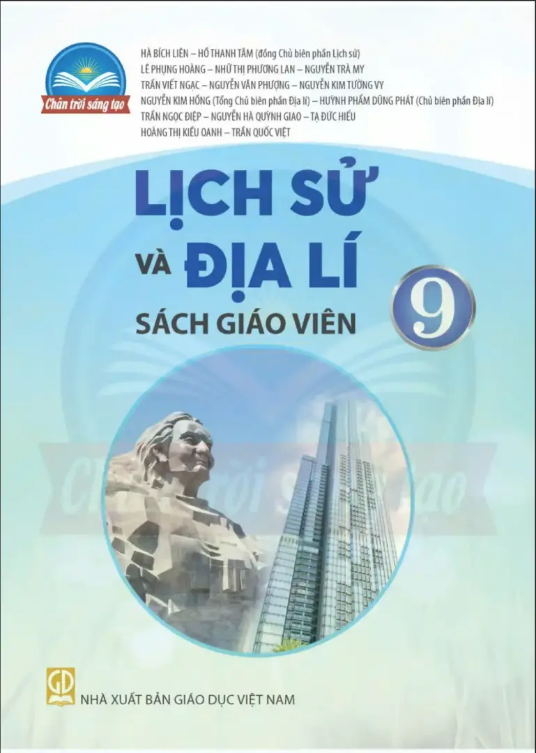 Sách Giáo Viên Lịch Sử Và Địa Lí 9 - Chân Trời Sáng Tạo
