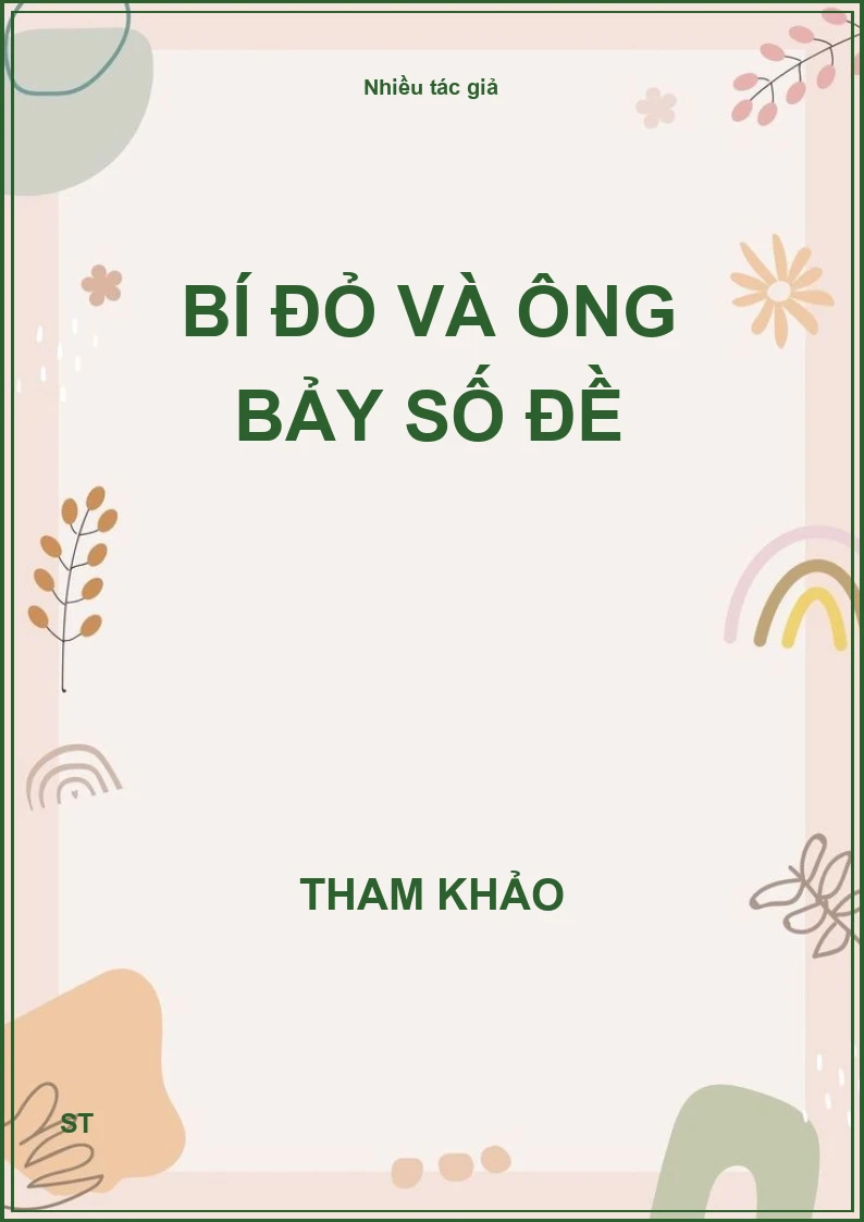 Bí đỏ và ông bảy số đề