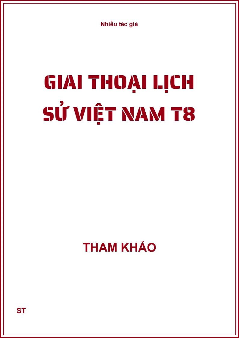 Giai thoại lịch sử Việt Nam T8