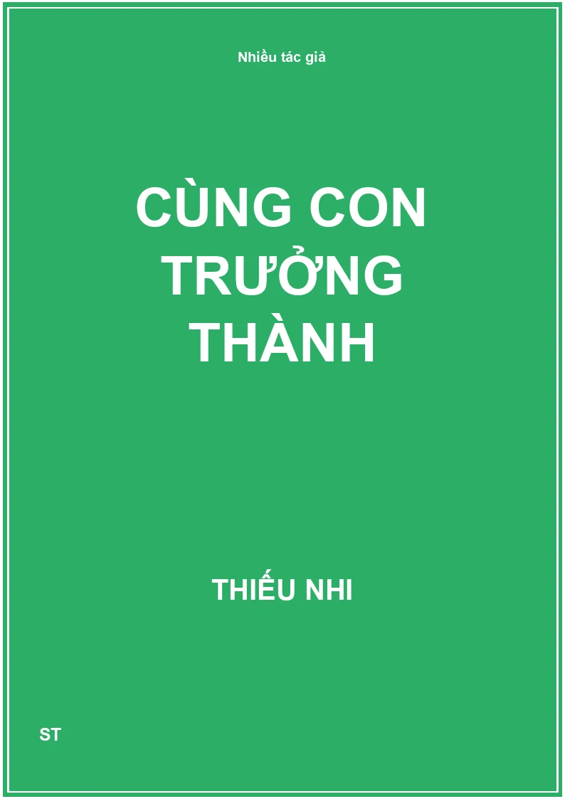 Cùng con trưởng thành
