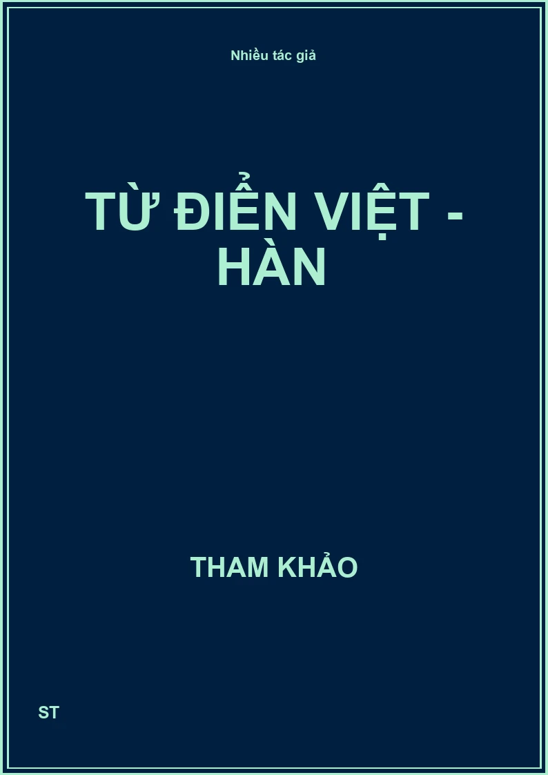 Từ điển Việt - Hàn