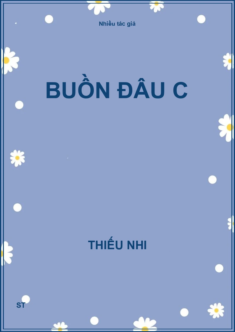 Buồn đâu có xấu