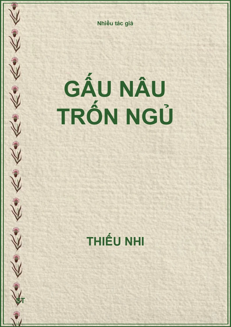 Gấu Nâu Trốn Ngủ
