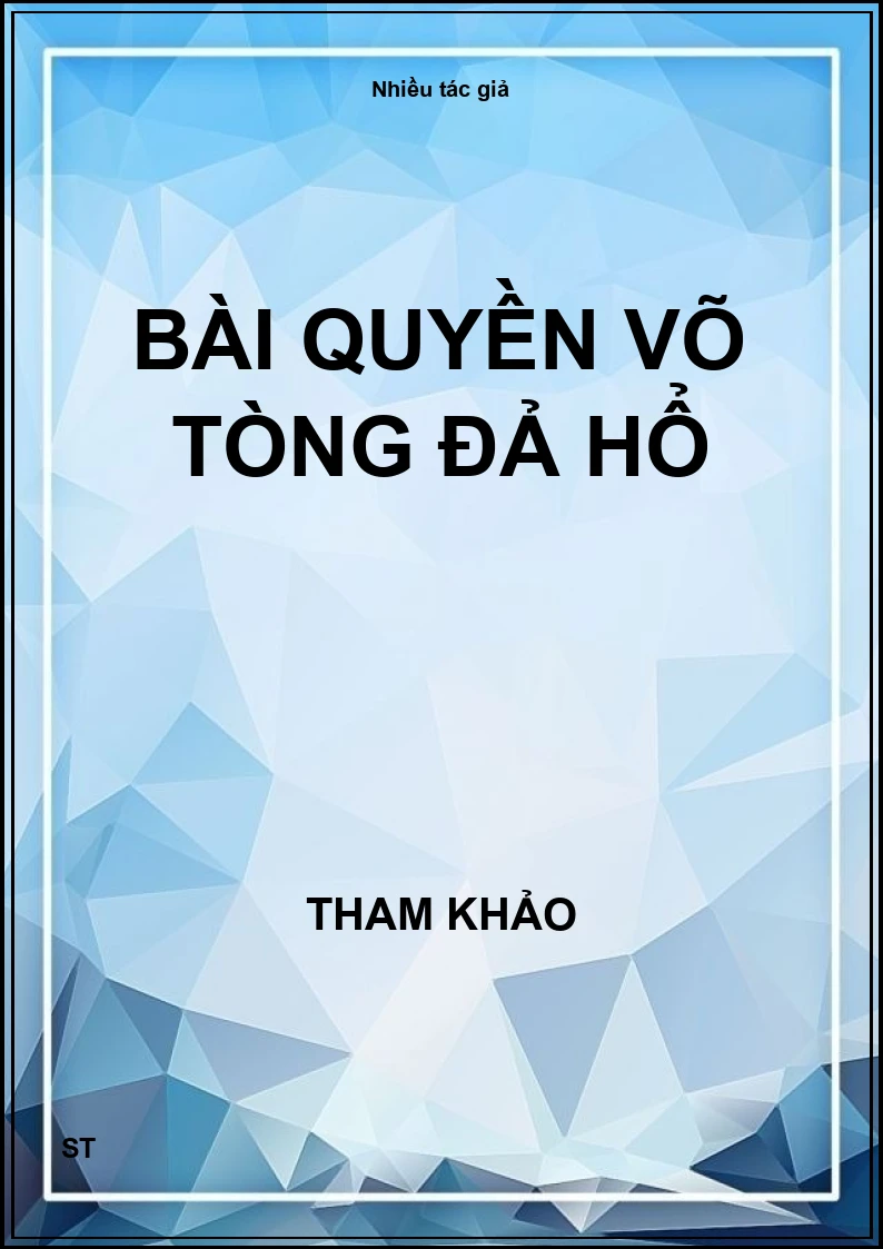 Bài quyền võ tòng đả hổ