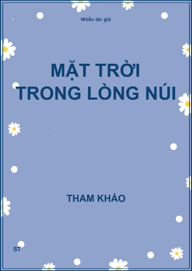 Mặt trời trong lòng núi