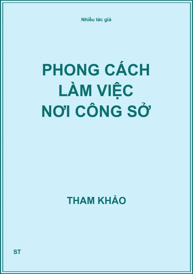 Phong Cách Làm Việc Nơi Công Sở