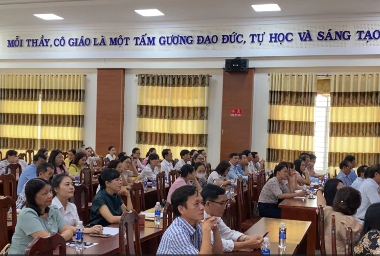 Hội thảo Thư viện số được tổ chức tại Phòng Giáo dục huyện Châu Đức, tỉnh Bà Rịa-Vũng Tàu