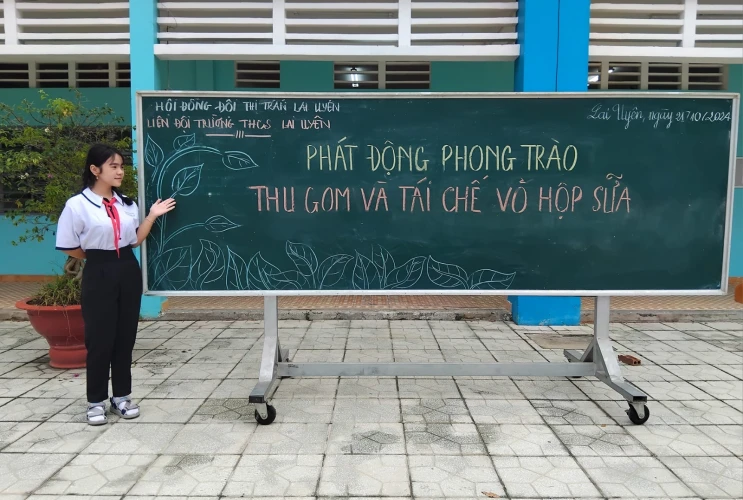 Phong trào “Thu gom và tái chế vỏ hộp sữa”