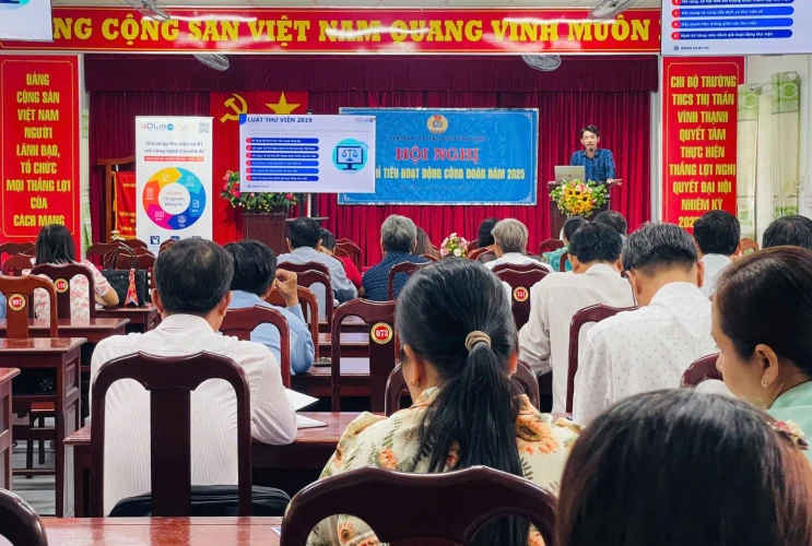 Buổi Hội thảo Thư viện số tại Phòng Giáo Dục huyện Vĩnh Thạnh - Cần Thơ