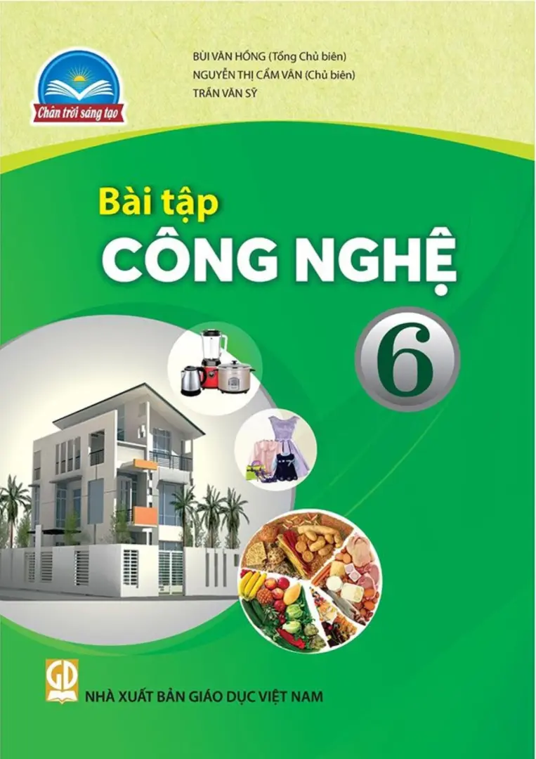 Sách Bài Tập Công Nghệ 6 - Chân Trời Sáng Tạo