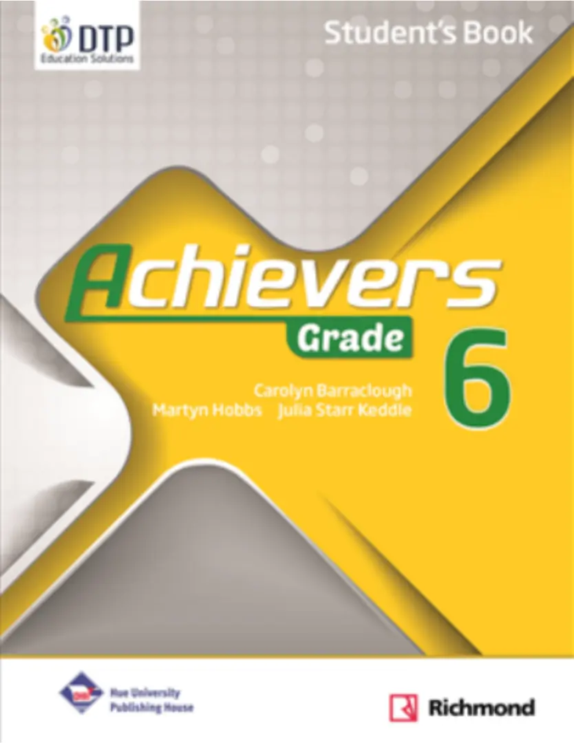 Sách Bài tập Tiếng Anh Tăng Cường 6 - Achievers Grade 6 + CLIL