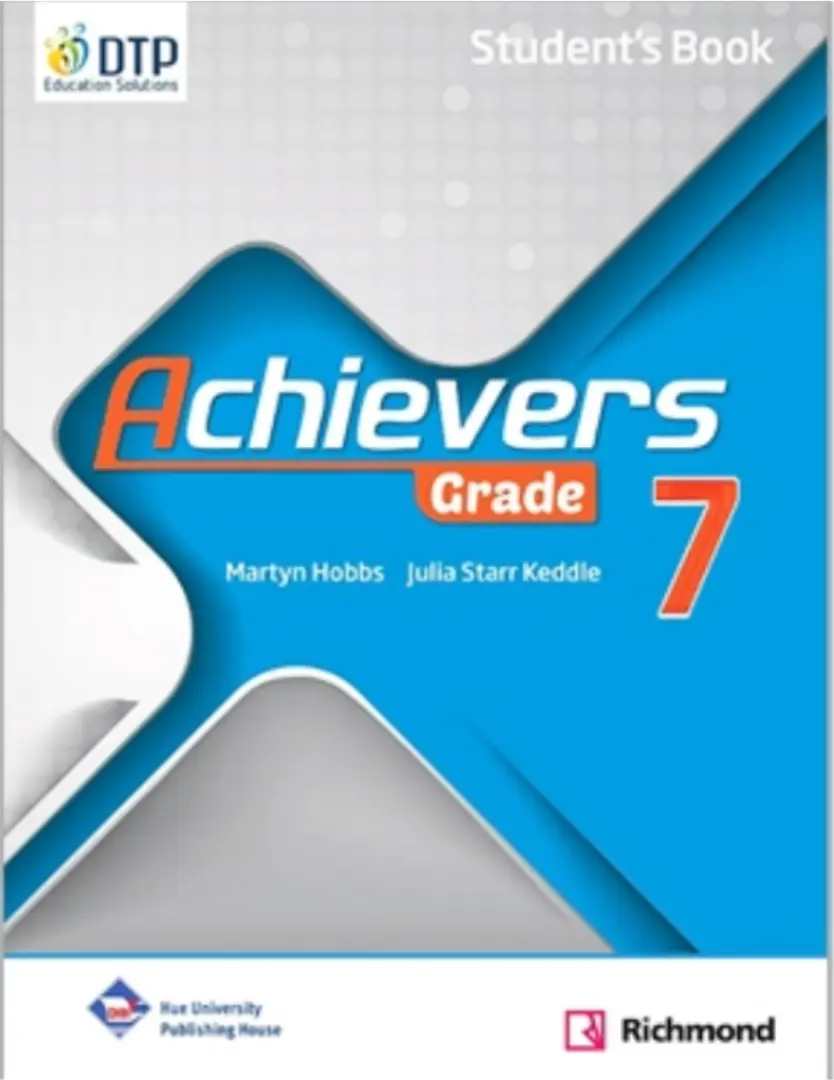 Sách Giáo Khoa Tiếng Anh Tăng Cường 7 - Achievers Grade 7