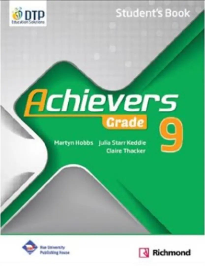 Sách Giáo Khoa Tiếng Anh Tăng Cường 9 - Achievers Grade 9