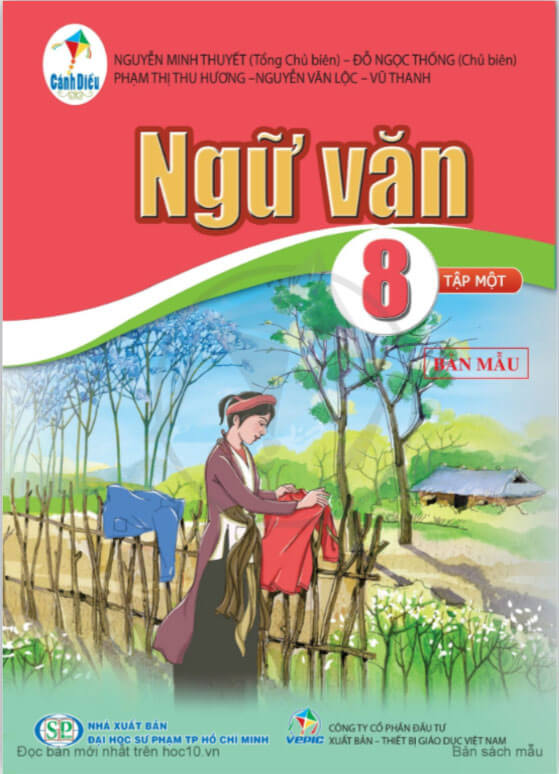 Sách Giáo Khoa Ngữ Văn 8 Tập 1 - Cánh Diều