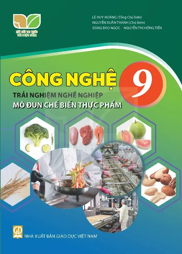 Sách giáo khoa Công nghệ 9 Trải nghiệm nghề nghiệp, Mô đun Chế biến thực phẩm - Kết nối tri thức