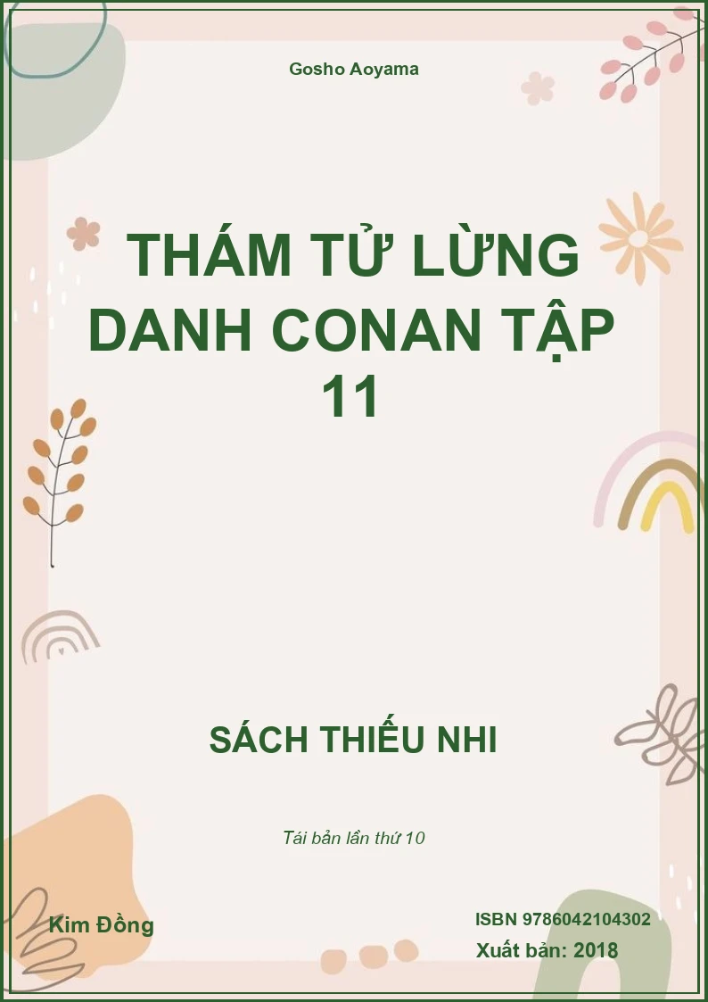 Thám tử lừng danh Conan tập 11