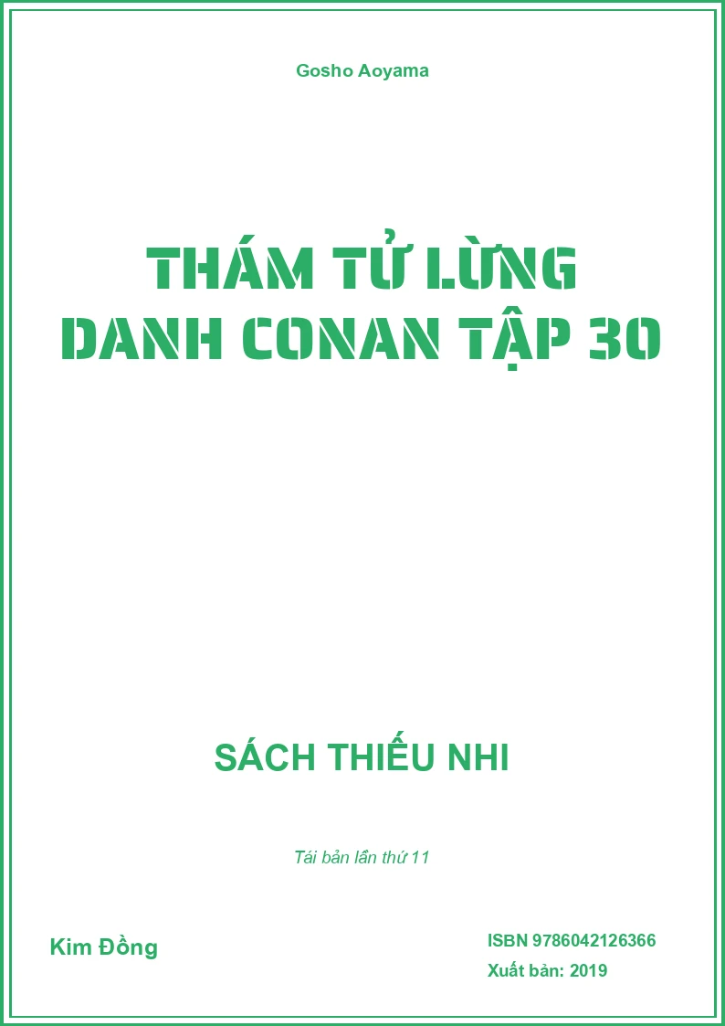 Thám tử lừng danh Conan tập 30