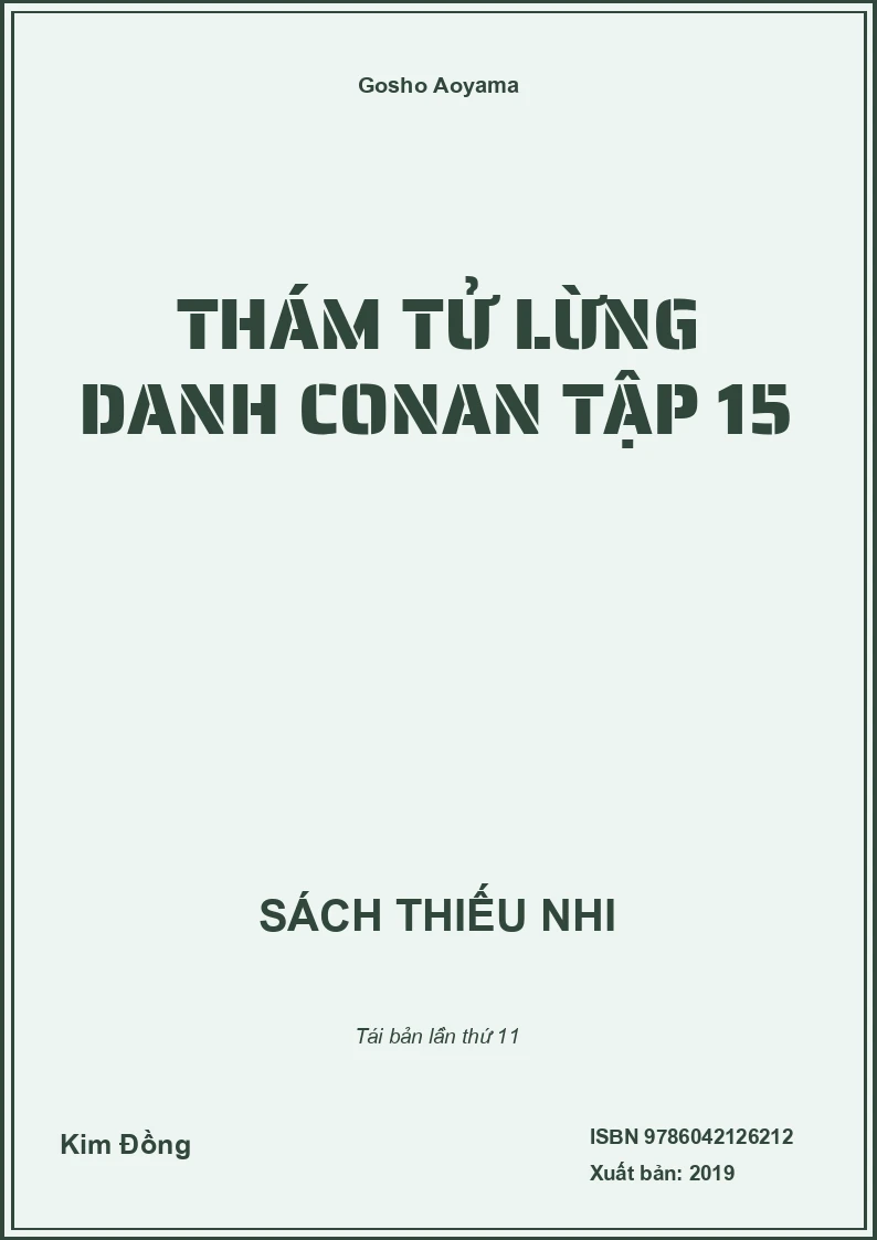 Thám tử lừng danh Conan tập 15