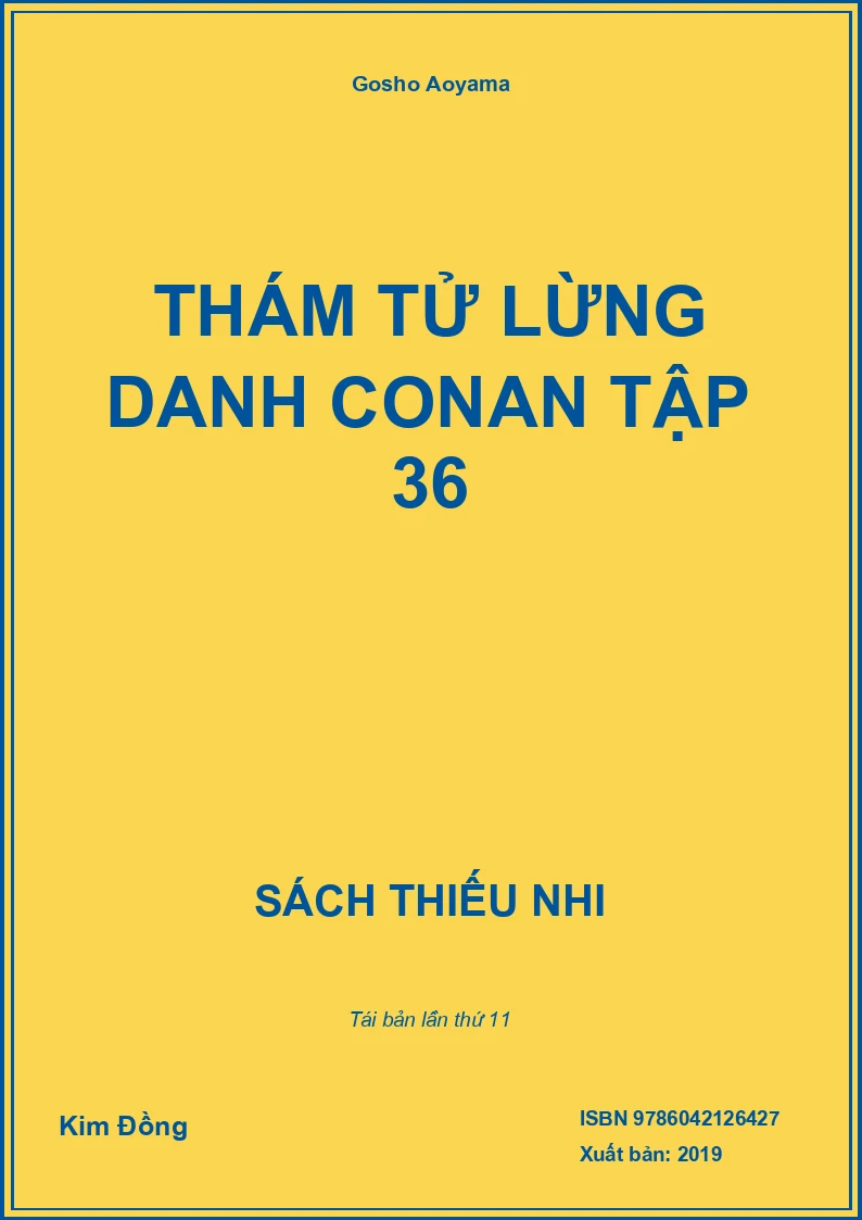 Thám tử lừng danh Conan tập 36
