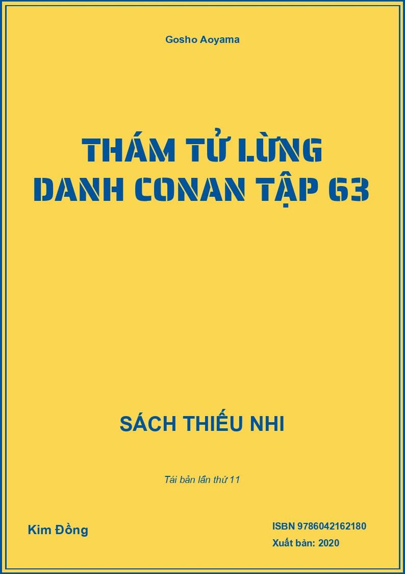 Thám tử lừng danh Conan tập 63