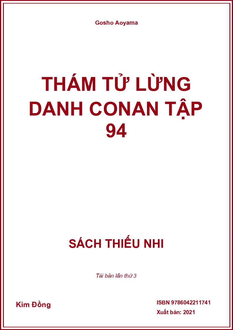 Thám tử lừng danh Conan tập 94