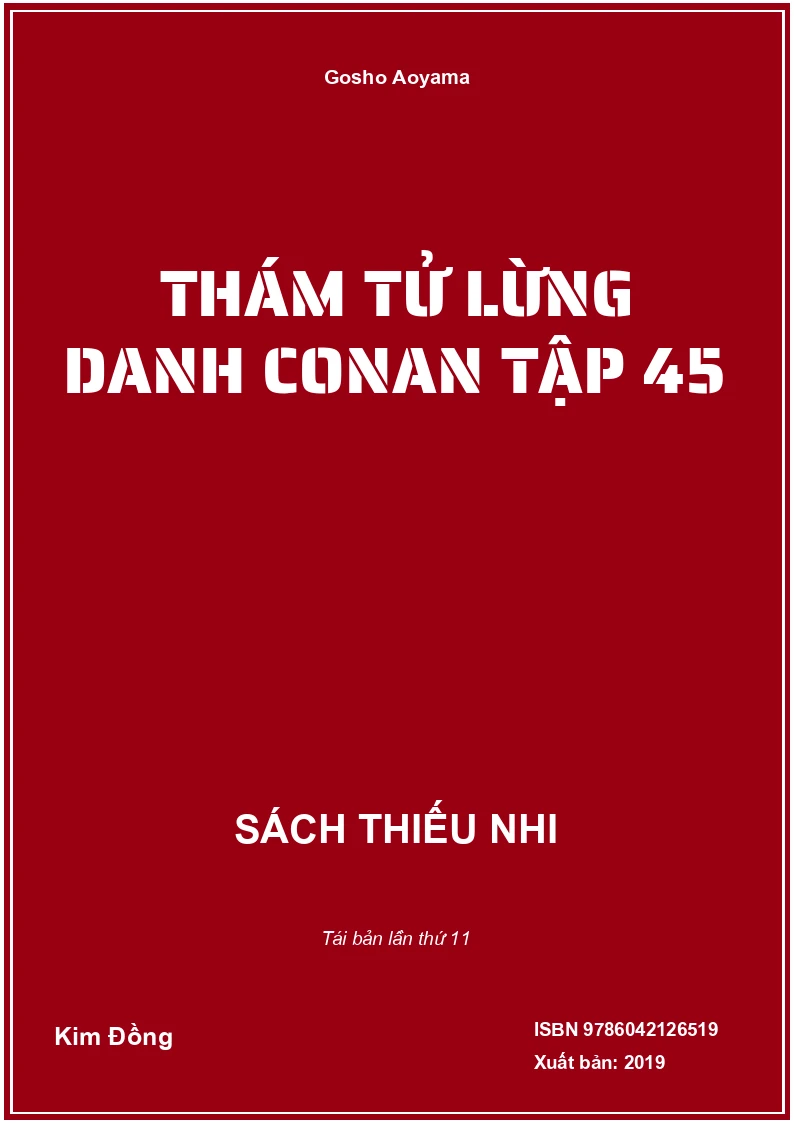 Thám tử lừng danh Conan tập 45