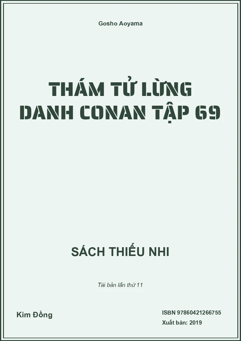 Thám tử lừng danh Conan tập 69