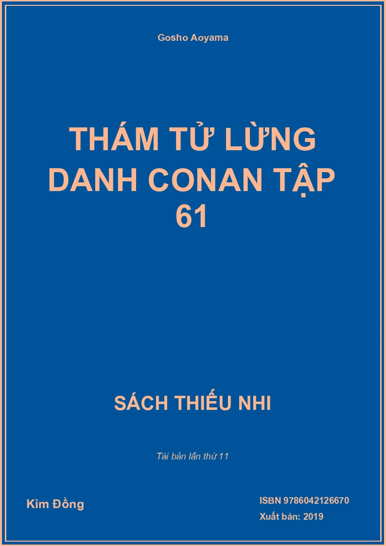 Thám tử lừng danh Conan tập 61