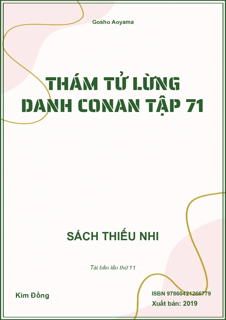 Thám tử lừng danh Conan tập 71